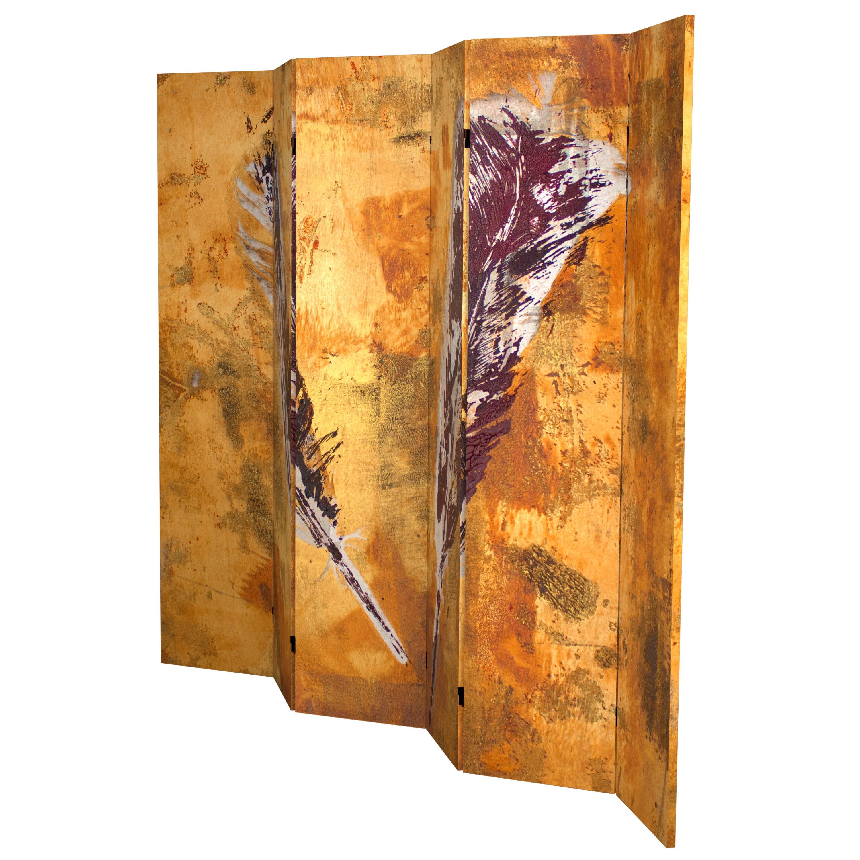 6 ft. Tall Double Sided Flight Canvas Room Divider