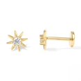 thumbnail image 1 of Aros ligeros con pasador chapados en oro de 14 quilates | Pendientes de 20 mm a 30 mm | Aros dorados para mujer, 1 of 4