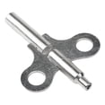 thumbnail image 1 of Accesorio de llave para dar cuerda al reloj, herramienta de reparación portátil y ergonómica de acero para relojes de madera, salones, dormitorios, Doble Cabeza de Plata, 1 of 10