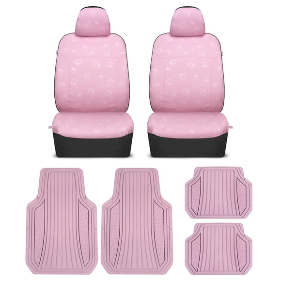 Fundas para asientos de coche y alfombrillas de goma Carbella Hello Kitty