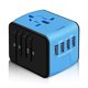 thumbnail image 2 of Adaptador de viaje universal, adaptador de corriente internacional tod, 2 of 2
