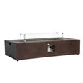 thumbnail image 7 of VENTOPYR Outdoor Propane Rectangle Bronze MGO Fire Pit Table with Wind Guard, 7 of 7