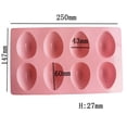 thumbnail image 2 of Tyidzon Silicone Egg Molds Easter Chocolate Molds Silicone for Vegan Deviled Eggs Chocolate Candy Pudding Soap Gift, Oven Safe Baking Cake Mold, 2 of 5