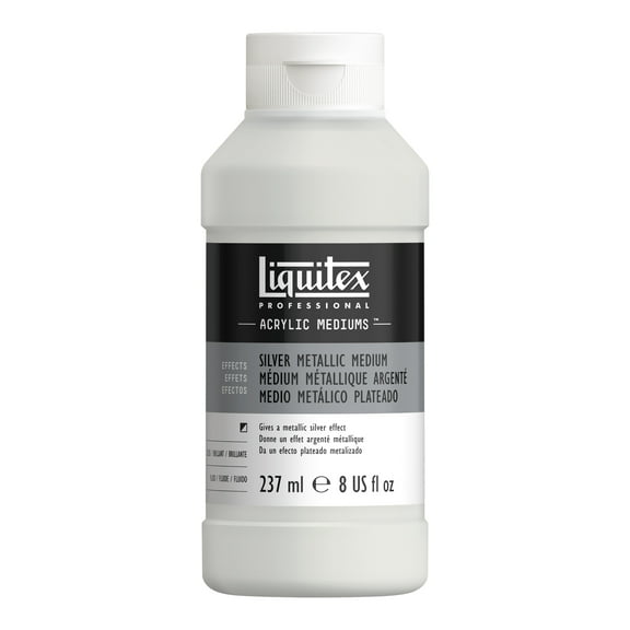 Liquitex Metallic Medium, 237ml, Silver