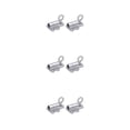 thumbnail image 1 of Bearachild 2pcs/set Cabinet Pull Ring Spring Load Hasp Door Lock Automatic Type1, 1 of 6
