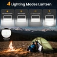 thumbnail image 3 of ENFOURCLASS 3600mAh Rechargeable 4-Gear Dimmable Power Bank Lantern for Camping, Hiking, Emergency, 3 of 14