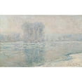 thumbnail image 3 of Claude Monet 24x17 Black Modern Framed Museum Art Print Titled - Ice Cubes, White Effect (1893), 3 of 5