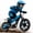 Blue, variant on ICEELF 24V 300W Kids Electric Bike, Electric Dirt Bike with Flashing LED Lights, 2 Speed Settings, Music Function, for Boys Girls Ages 6+,Red