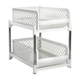 thumbnail image 1 of jifeng Pull Out Cabinet Organizer Spice Rack Organizer 2 Layer Multifunctional Bathroom White, 1 of 9