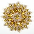 thumbnail image 2 of Not Easy To Change Color 11cm  Rhinestone Brooch Pin,  Flower Shoe Clips, For DIY Clothes Shoe Bag, 2 of 8