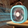 thumbnail image 1 of Ventilador de escritorio plegable con temporizador digital, brisa fresca, portátil, para uso en la oficina y el hogar, 1 of 4