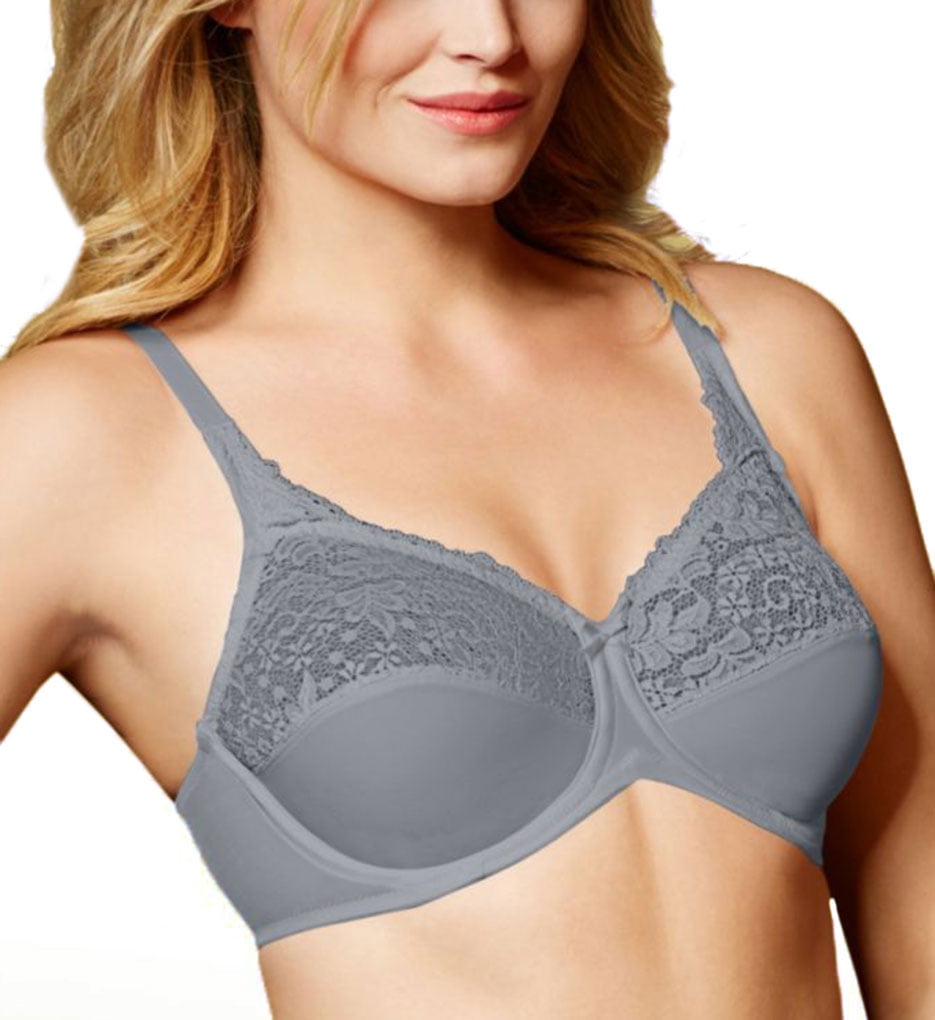 Lilyette 738994222671 Tailored Minimizer Bra with Lace Trim by Bali -  42C, Country Spearmint 