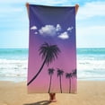 thumbnail image 1 of Tyidzon Beach Towel Microfiber Beach Towel Super Lightweight Colorful Bath Towel Sandproof Beach Blanket Multi-Purpose Towel for Travel Swimming Pool 30X60 Inch, 1 of 4