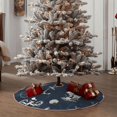 thumbnail image 6 of Kll Vintage Marine Christmas Tree Skirt 48",Party Decorations Farmhouse For Christmas Decorations Holiday Party, 6 of 8