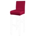 thumbnail image 1 of Stretch Bar Stool Cover for Bar Height Side Chair Slipcovers, 1 of 8