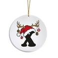 thumbnail image 2 of XWSHYW Adornos Colgantes Adorno con Nombre y Letra Adorno con Inicial Familiar Adorno Personalizado Adorno Navideño con Nombre y Familia Regalo de Navidad, 2 of 6
