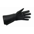 thumbnail image 4 of Medieval Gauntlet Leather Cosplay Gloves Long arm cuff, 4 of 5