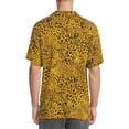 thumbnail image 5 of No Boundaries Men's and Big Men's Printed Button-Front Shirt with Short Sleeves, 5 of 5