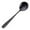 Black, variant on HBBKVI 304 Stainless Steel Flat Handle Round Spoon Thickened Dinner Spoon and Soup Spoon for Home Use