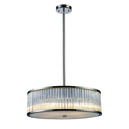 

Elk Home Braxton 24 Wide 5-Light Chandelier - Polished Nickel