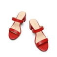thumbnail image 5 of DREAM PAIRS Women's Two Strap Open Toe Low Block Chunky Heels Sandals Dress Pumps Shoes, 5 of 7