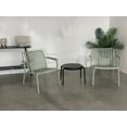 thumbnail image 4 of Chaise une place avec accoudoir, ligne rayée Summer, Jade, 4 of 7