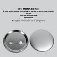 thumbnail image 3 of 100 Juegos de Kit para Hacer Insignias Suministros para Hacer Insignias Metálicas en Blanco para Decoración de Actividades Artesanales de Bricolaje ANGGREK Otros, 3 of 8