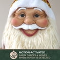 thumbnail image 4 of Fraser Hill Farm 4.8 ft Life-Size Dancing Santa Claus with Naughty and Nice List, Gifts and Toy Sack Animatronic Figurine, FASC058D-14RED, 4 of 22
