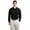 Black, variant on Port Authority K500LSP Mens Long Sleeve Silk Touch Polo with Pocket, Navy - Extra Small