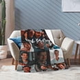 thumbnail image 6 of Blanket Derek Actors Shepherd Throw Flannel Blankets Warm Soft Cozy Fuzzy Air Conditioning Blanket for Living Room Sofa Bed Gift Blankets for All Seasons 40"x50", 6 of 6