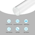 thumbnail image 3 of Acrylic Pipe Clear Rigid Round Tube 46mm ID 50mm OD 6" for Lamps and Lanterns, Water Cooling System, 3 of 6