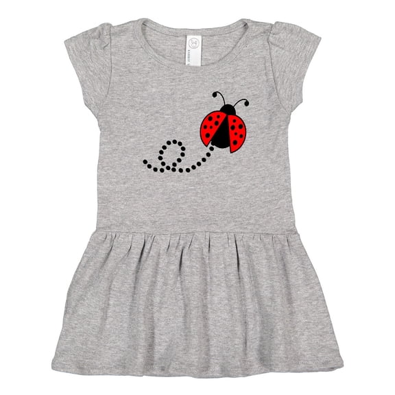Inktastic Cute Red Ladybug Girls Toddler Dress