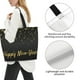 thumbnail image 3 of Balery Happy New Year Bolsa Tote Estilo Estético con Cremalleras, Bolsa de Hombro, Bolsa de Compras Grande y Plegable, 3 of 8