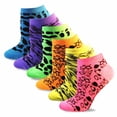 thumbnail image 4 of TeeHee Women's Acrylic No Show Low Cut Basic 18-Pack, (Animal Print and Argyle), 4 of 4