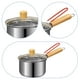 thumbnail image 3 of para freír profunda con colador de aceite, antiadherente, portátil, pequeña, con cesta para freír aros de cebolla, para cocinar en cocina., 3 of 8