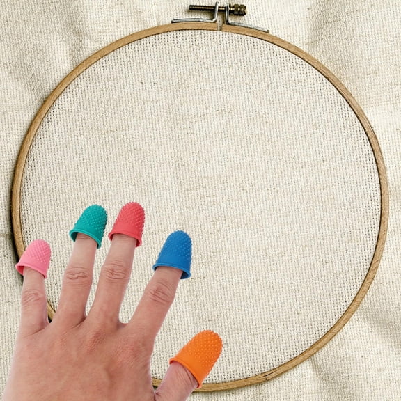 BESTOYARD 10Pcs Anti Friction Finger Guard Rubber Simple Design for Fingers Work