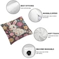 thumbnail image 6 of BANET Throw Pillow Cover Set of 2, Humor Print, Decorative Square Covers for &amp; Sofa, White Pink 20x20in, 6 of 7