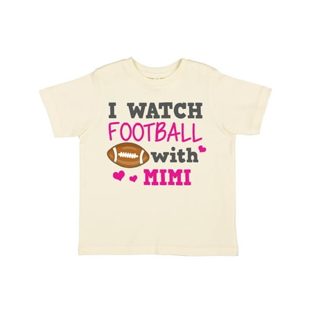 

Inktastic I Watch Football with My Mimi Gift Toddler Toddler Girl T-Shirt