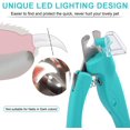 thumbnail image 2 of Dog Cat Nail Trimmers with LED Light, Safety Guard Suitable for Small Medium Large Pet Claws, 2 of 7