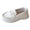 Beige, variant on Boys Penny Loafers Leather-Look Slip-On Dress Shoes with Moc Toe for School and Casual Wear (Black,2)