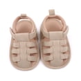 thumbnail image 4 of Einccm Baby Soft Sole Pre-Walker Sandals - Breathable Cut-Out Summer Infant Shoes with Hook and Loop for Boys and Girls, 4 of 8