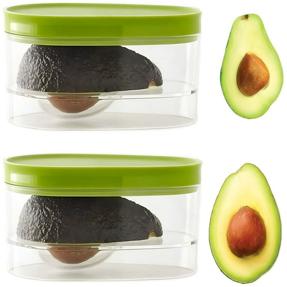 ACDANC 2-Pack Avocado Storage,Avocado Keeper,Avocado Saver Holder,Avocado Container to Keep Your Avocados Fresh for Days