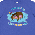 thumbnail image 4 of Inktastic Relaxing Sloth-I'm Sorry I DONUT care Youth T-Shirt, 4 of 5