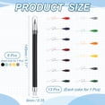 thumbnail image 2 of 6Packs Infinite Inkless Pencils with Erasers & 13 Colored Replaceable Nibs, Reusable Magic Metal Eternal Pencils for Writing, Drawing, Home & Office Use (Colorful), 2 of 7