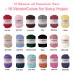 thumbnail image 5 of Cshidworld Kit de Crochet de 76 Pzas para Principiantes y Adultos, Juego de Ganchos de Crochet con 1260 Yardas de Estambre, 21 Ganchos de Crochet, Agujas de Coser, Accesorios y Bolsa de Lona, Kit de, 5 of 9