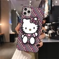 thumbnail image 1 of Sanrio-funda de teléfono con Gato de dibujos animados para iphone, carcasa bonita de Hello Kitty para iphone 14, 13, 12, 11 Pro, Mini, XS Max, 8, 7 Plus, X, SE, 2020, XR zhangmengya LED, 1 of 2