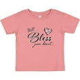 thumbnail image 3 of Inktastic Well Bless your Heart with Floral Print Boys or Girls Baby T-Shirt, 3 of 5