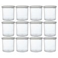 thumbnail image 2 of Carlisle FoodService Products Classic Contenant de Rangement Rond Type Crock avec Couvercle pour Cuisine, Restaurants, Maison, Plastique, 1,2 Pintes, Transparent, (Lot de 12), 2 of 4