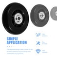 thumbnail image 4 of 4pcs Rubber Suitcase Caster Wheels Repairing Replacement Part Universal Wheel, 4 of 7