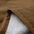 thumbnail image 6 of zfwon Winter Coats for WomenPlus Size Fleece Lined Hooded Toggle Button Pocket Duffle Jacket Faux Suede Pea Coat Solid Color Warm Long Sleeve Casual Parka Outerwear, 6 of 8